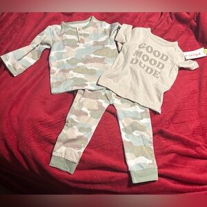 Camo Print Kids Outfit Set